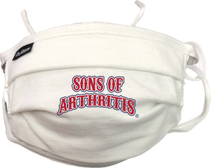 "SONS OF ARTHRITIS" Washable Double Layer Adjustable Cotton Face Mask