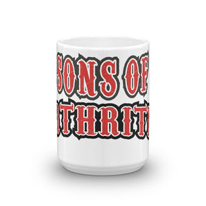 SONS OF ARTHRITIS NEVER FORGET COFFEE MUG