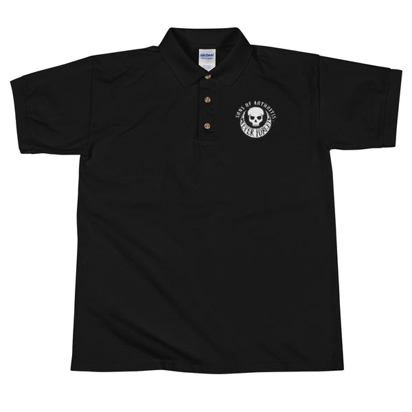 Embroidered Sons of Arthritis NEVER FORGET Polo Shirt