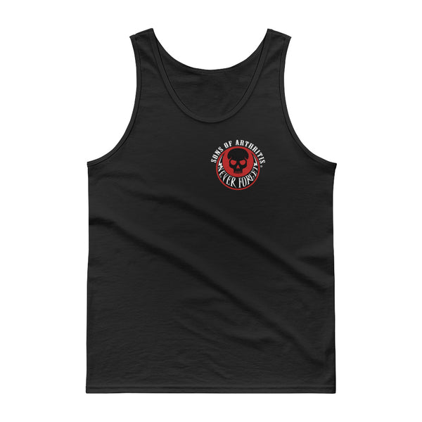 Sons of Arthritis NEVER FORGET Black Tank top