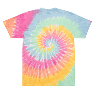 Sons of Arthritis Oversized tie-dye Embroidered Just Keep Ridin' t-shirt