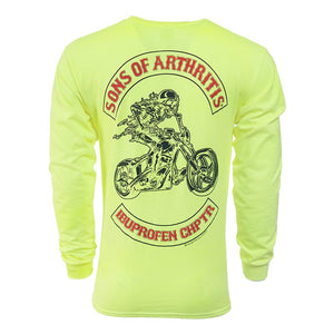 Sons of Arthritis Safety Green Ibuprofen Chapter Long Sleeve Shirt