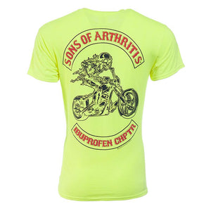 Safety Green Ibuprofen Chapter Short Sleeve Biker T-Shirt