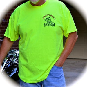 Safety Green Ibuprofen Chapter Short Sleeve Biker T-Shirt