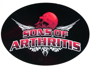 Sons of Arthritis Helmet Sticker