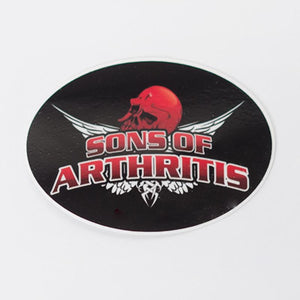 Sons of Arthritis Helmet Sticker