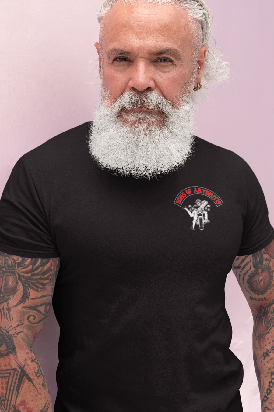 SONS OF ARTHRITIS RIDE ALL NIGHT CHAPTER - BLACK (SEE STYLES)