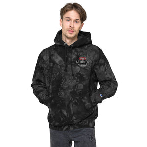 Sons of Arthritis Just Keep Ridin' Unisex Champion tie-dye hoodie